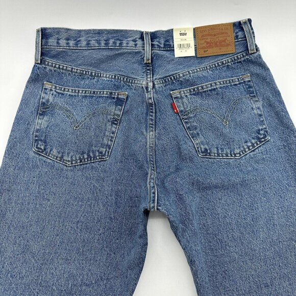 Levi's Premium 501 Original Cropped Women's Sz 30x26 Button Fly Distressed Jeans - Picture 13 of 14